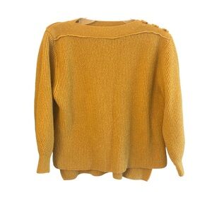 LoveCrazy Boatneck Fuzzy Knit Cropped Sweater Size Medium